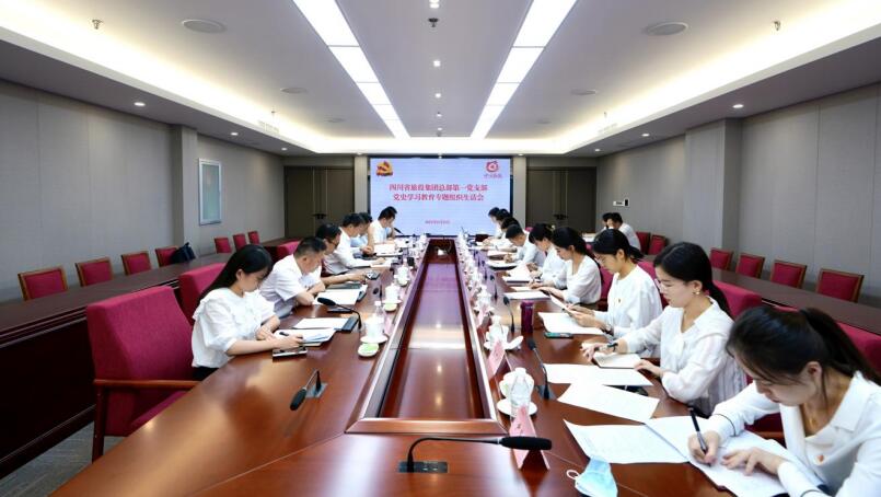 尊龙凯时集团党委书记、董事长任丁参加总部第一党支部党史学习教育专题组织生活会